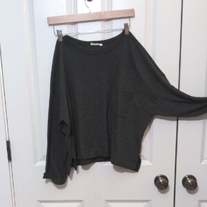 Lush Green Cropped Knit Sweater